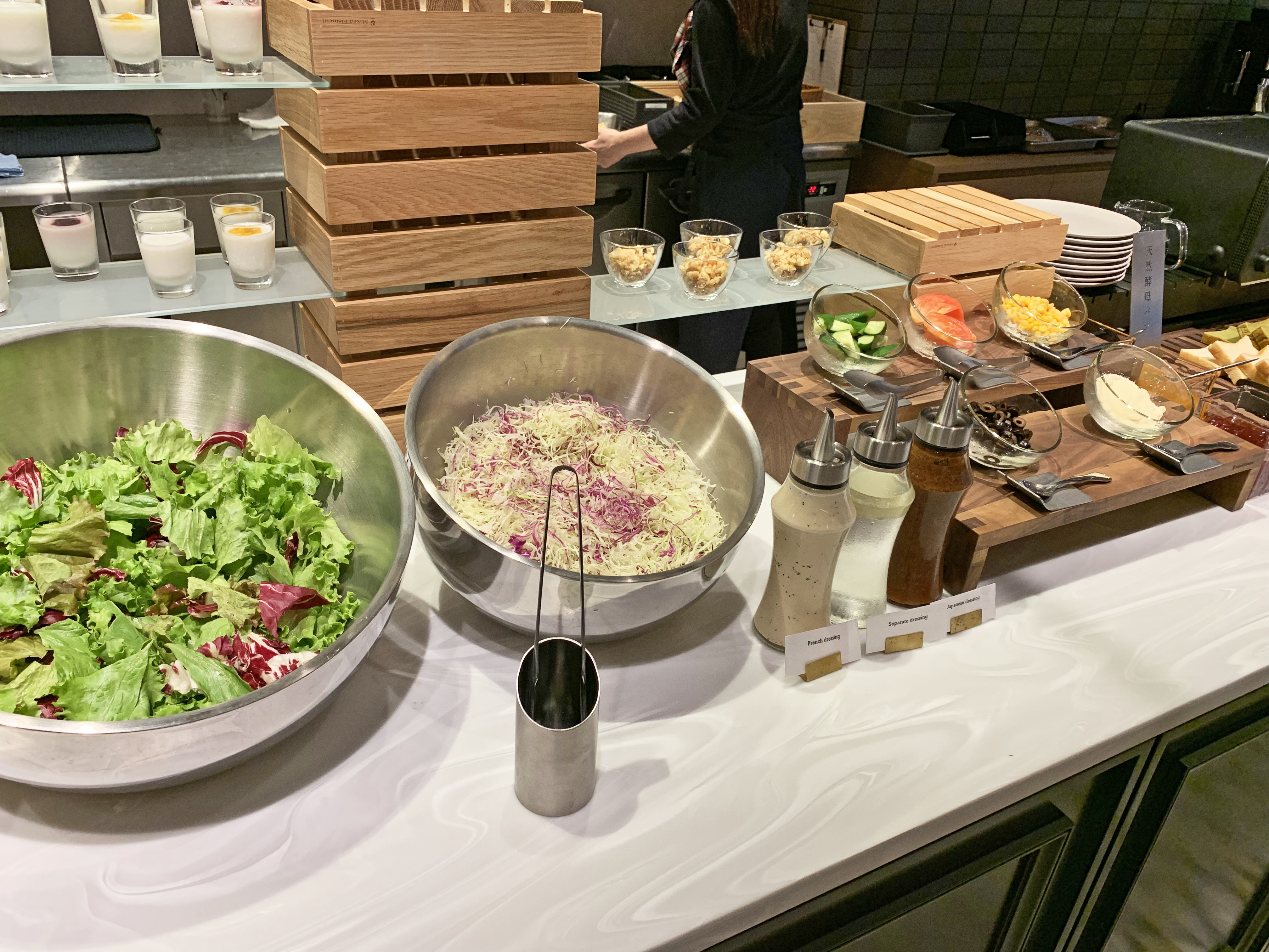 早餐：沙律｜大阪本町活力酒店（THE LIVELY HONMACHI OSAKA）大阪新酒店 大阪酒店 大阪飯店 大阪住宿 本町酒店 本町飯店 本町住宿 堺筋本町酒店 堺筋本町飯店 堺筋本町住宿