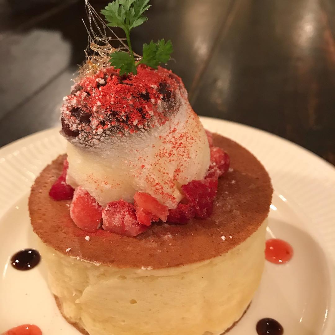 4cm激厚心型夢幻鬆餅！京都祇園 Café BLUE FIR TREE