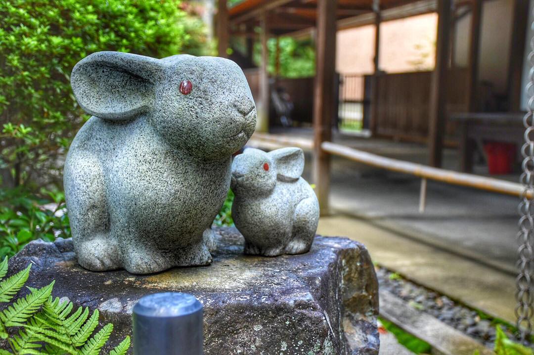 兔迷朝聖必去！兔子守護神@ 京都 岡崎神社