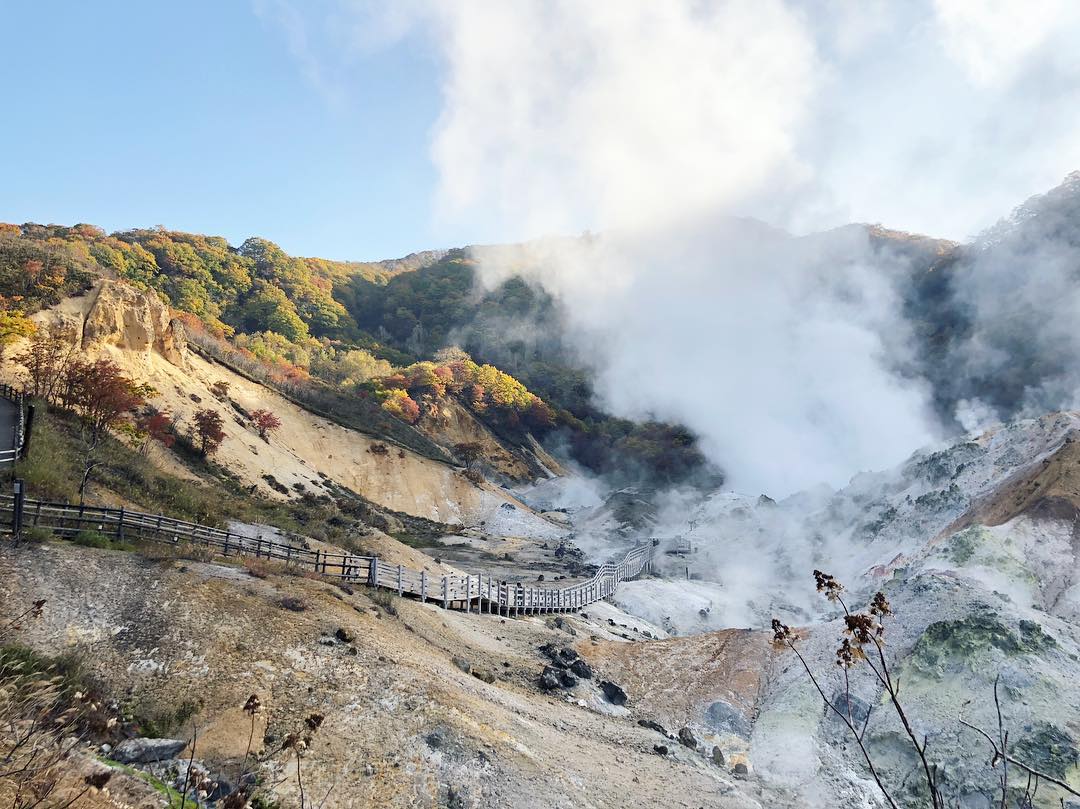 登別溫泉 北海道溫泉 地獄谷 Hell Valley 登別景點 mapcode