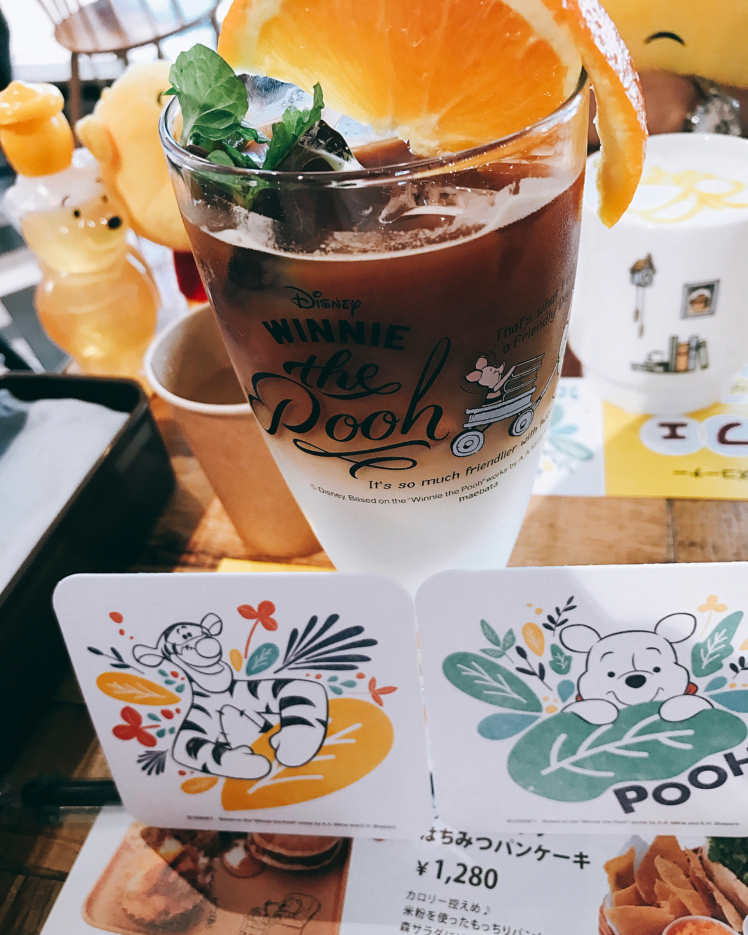期間限定!小熊維尼CAFÉ「蜂蜜咖啡店」@新宿