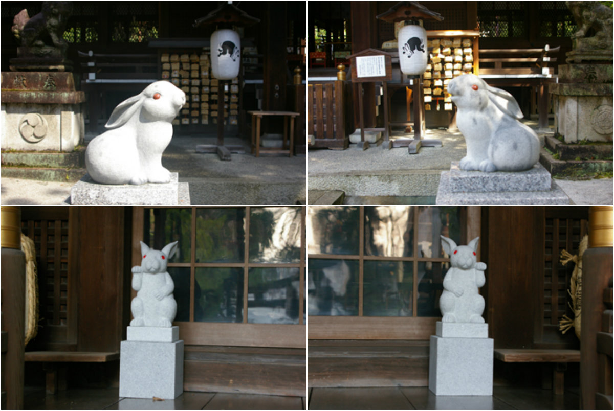 兔迷朝聖必去！兔子守護神@ 京都 岡崎神社