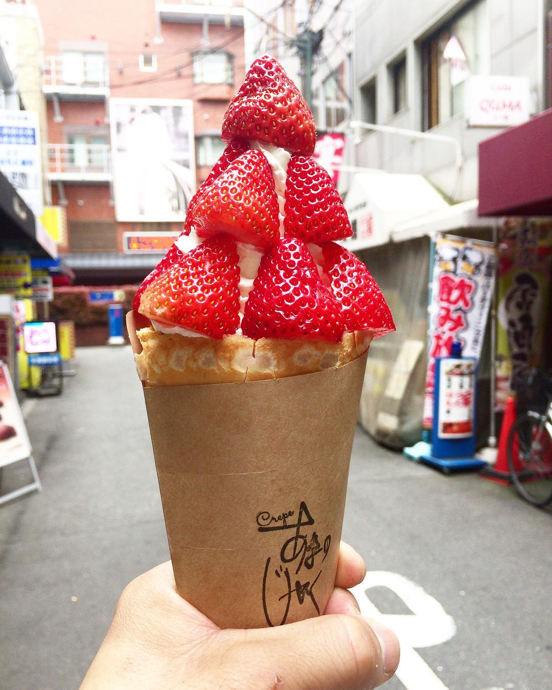 食用期限3分鐘!?焦糖布丁可麗餅@ 大阪 Crepe あまのじゃく