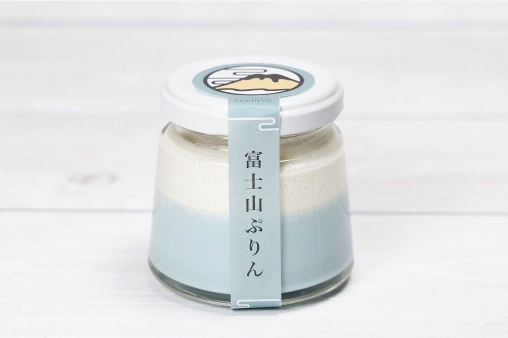 富士山布丁的可愛造型