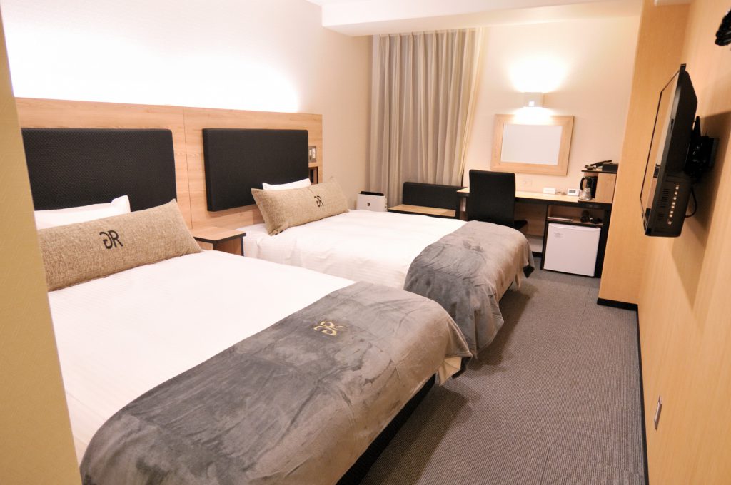 福岡住宿 福岡酒店 久留米格林瑞奇酒店(Green Rich Hotel Kurume) 酒店房間 雙人房 酒店溫泉
