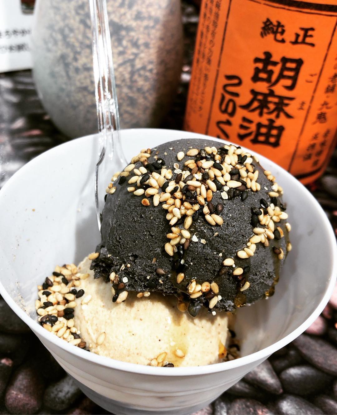 全世界最濃厚芝麻雪糕？@東京GOMAYA KUKI