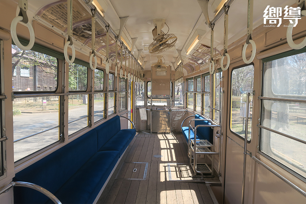 都電7500型路面電車內部