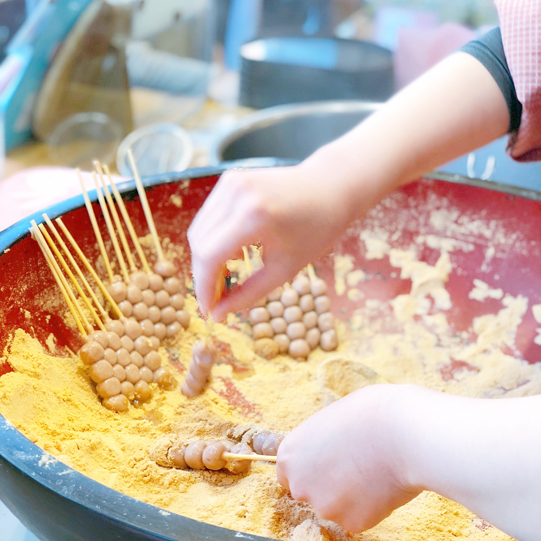 東京自由行!美食x手信!淺草「仲見世商店街」浅草きびだんご あづま(kibidango)