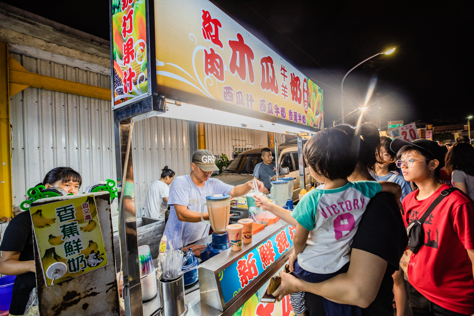 紅肉木瓜牛奶 墾丁美食 墾丁夜市 恆春夜市 恆春週日夜市