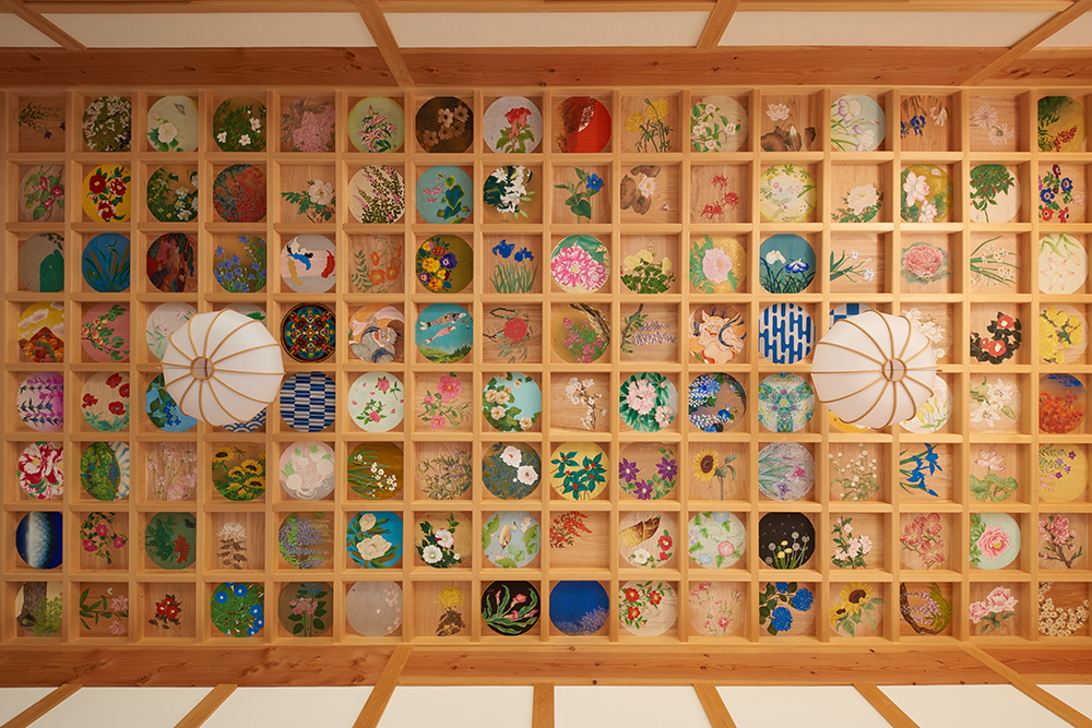 天花畫（天井画）｜京都宇治正壽院（猪目窓）心型窗戶 情侶放閃IG爆紅打卡必拍
