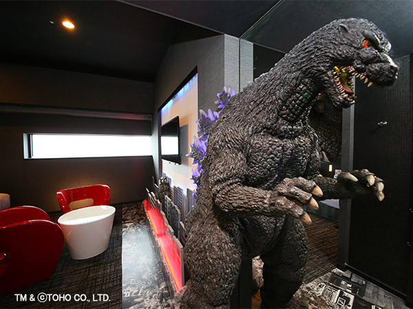 日本必住！東京十大人氣酒店(前篇)格拉斯麗新宿酒店 Hotel Gracery Shinjuku - 「GODZILLA ROOM」內的巨型哥斯拉模型