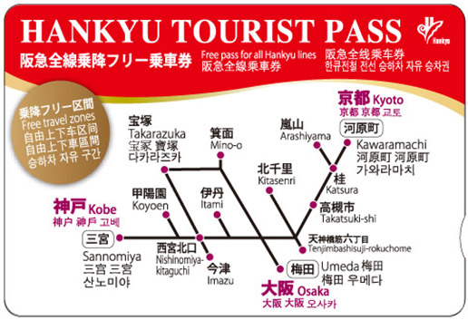 阪急電車一日劵／二日券