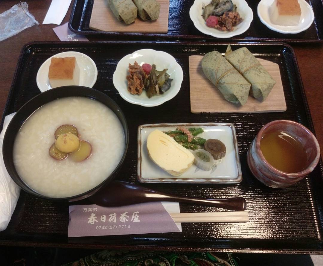 京阪自由行！奈良必食懶人包(美食篇)春日荷茶屋 - 萬葉粥