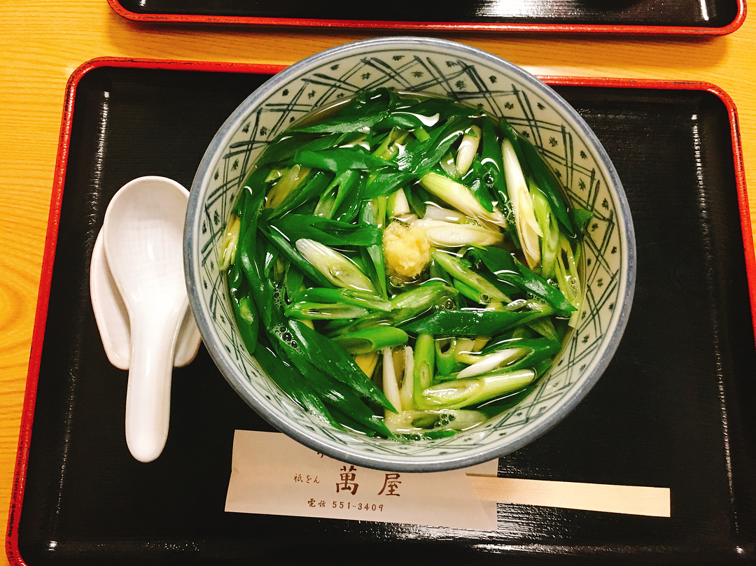 一試就愛上！九條蔥烏冬@ 京都「祇をん萬屋」