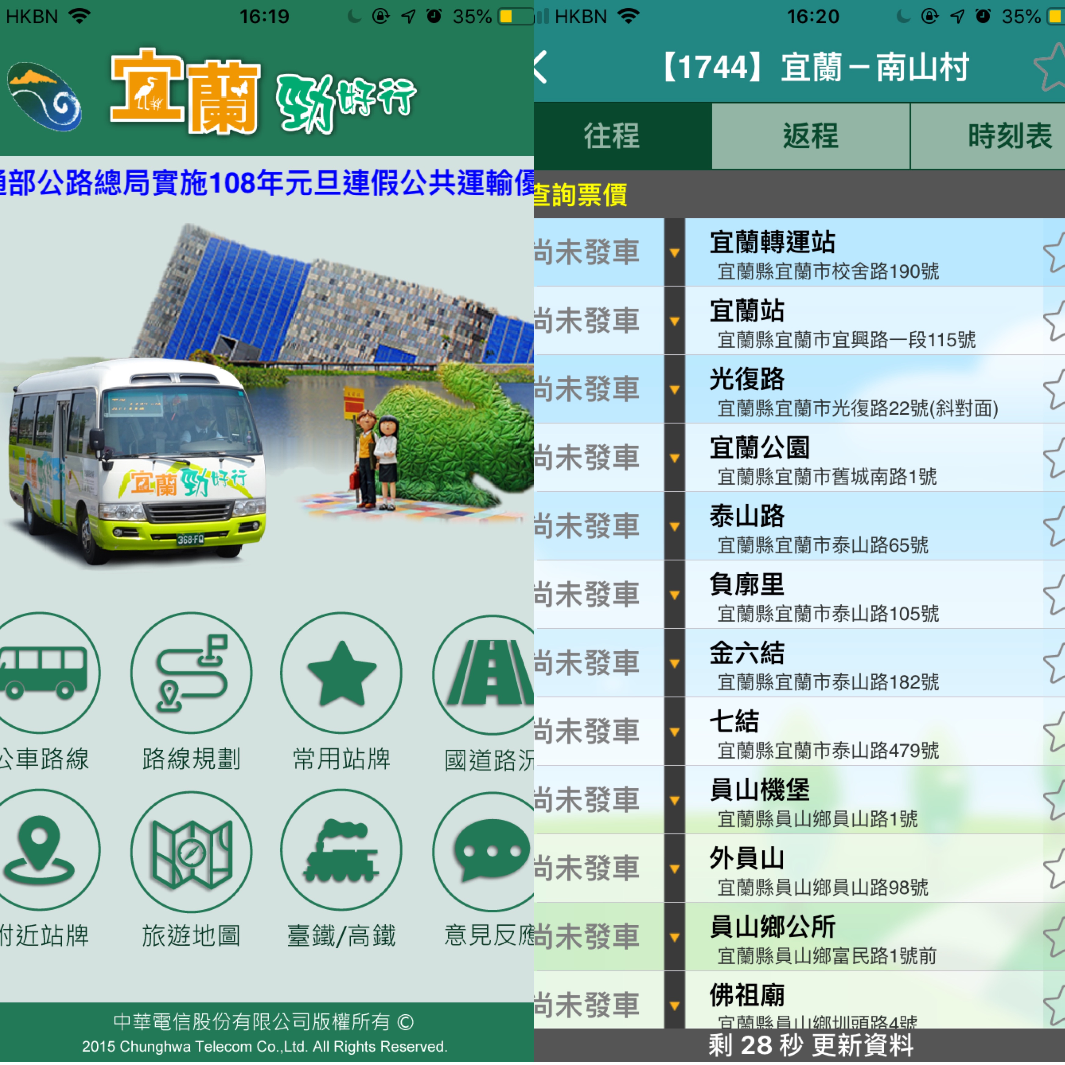 台灣旅行實用APP！一次過查交通、美食、天氣！iBus 宜蘭勁好行：遊覽宜蘭必備