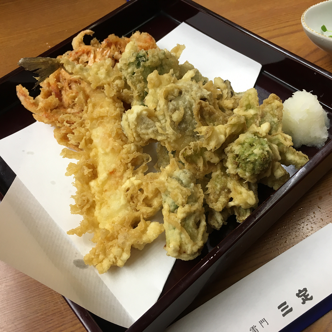 東京自由行必食 三定 時令雜綿天婦羅盛合