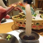 蟹刺身|大阪蟹 大阪食蟹 大阪美食 大阪必食 《周遊關西》推介 香住 北よし お初天神店 黃金蟹 松葉蟹