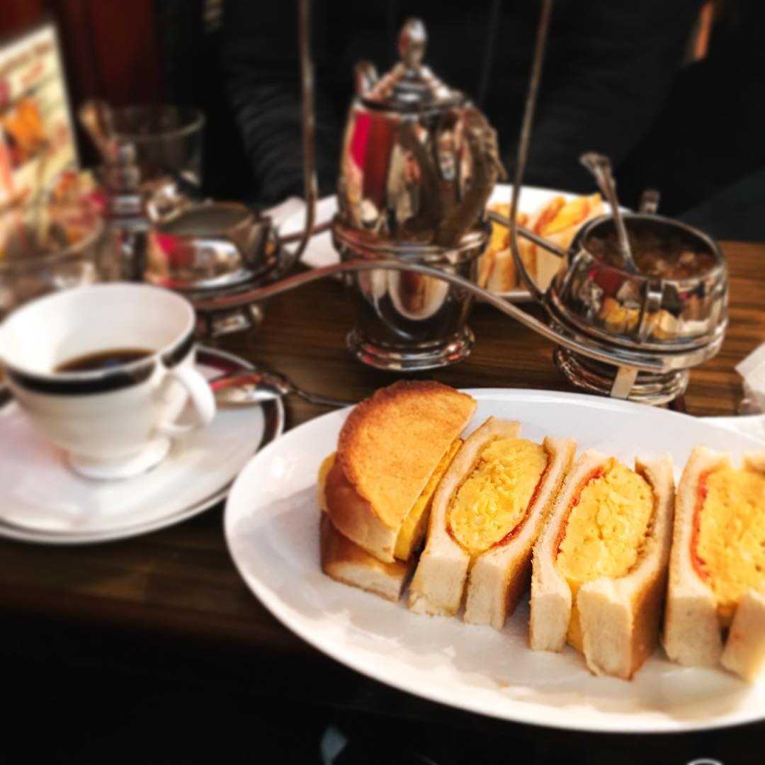 Y・C 梅田店｜大阪美食 大阪必食 大阪三文治 大阪三明治 山本珈琲館 梅田 玉子三文治（たまごサンド）