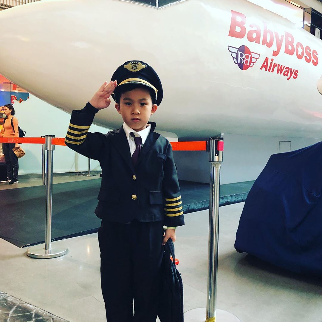 台灣babyboss 職業體驗任意城 台北親子遊 職業體驗 機師