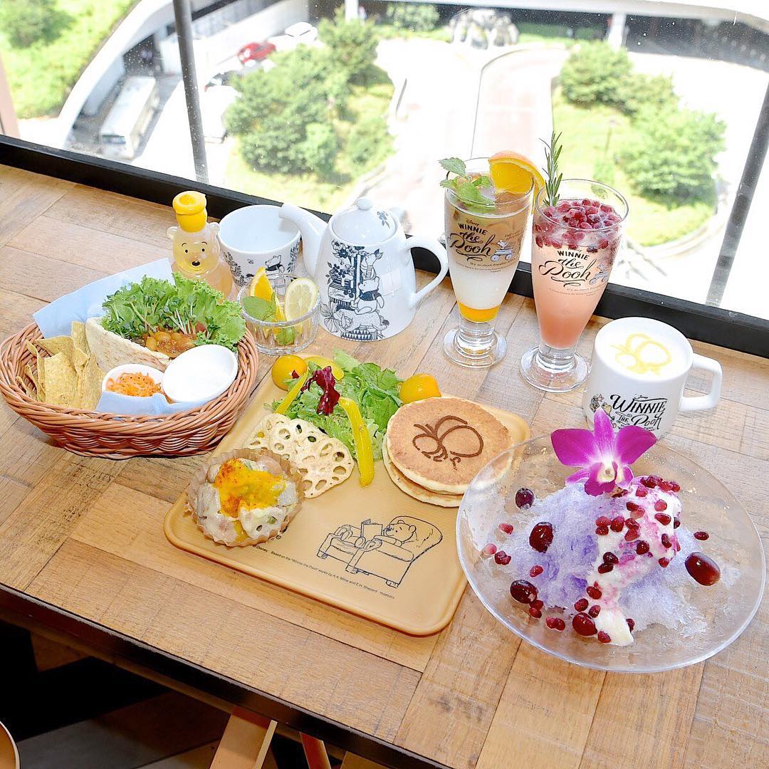 期間限定！小熊維尼CAFÉ「蜂蜜咖啡店」@新宿