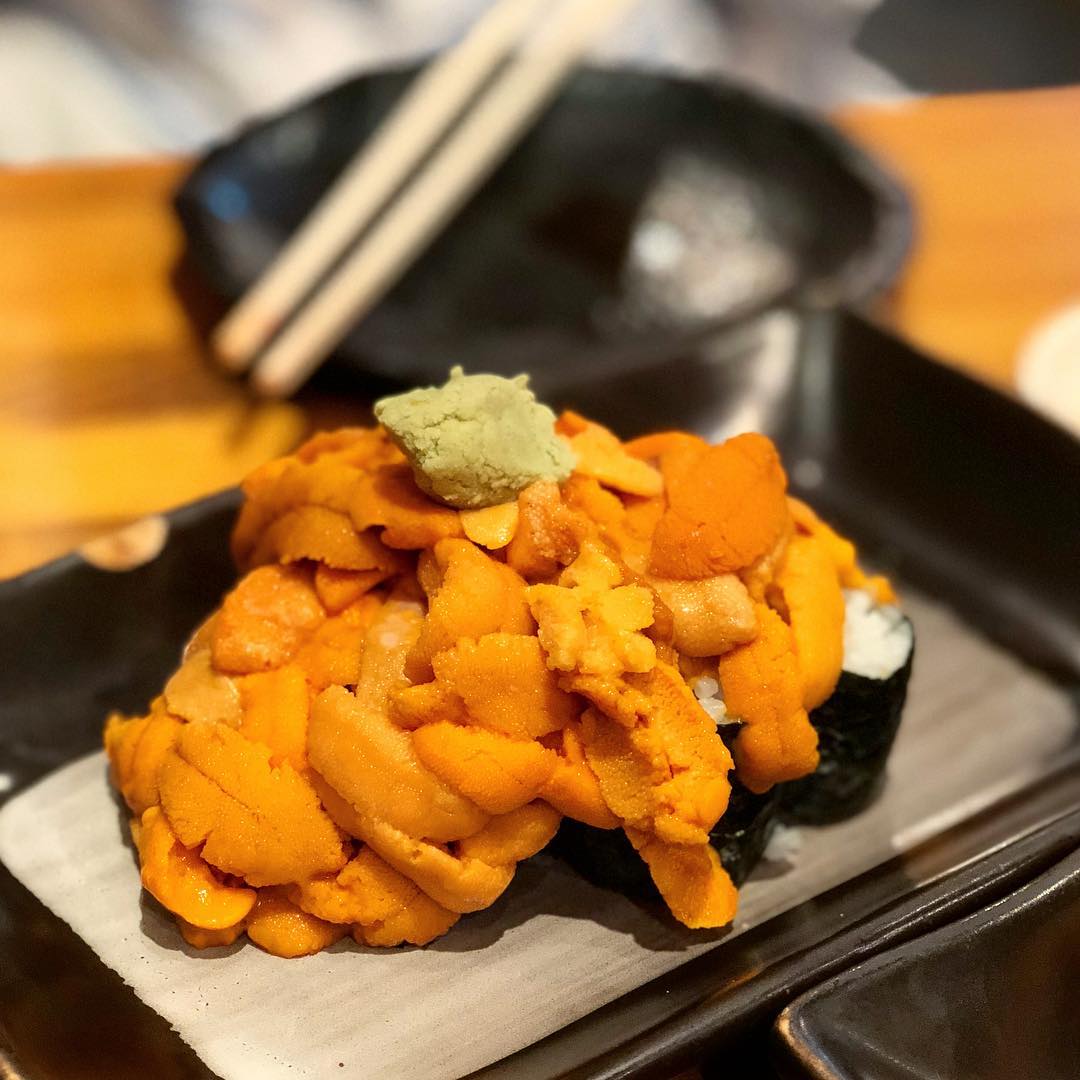 大阪美食 海膽壽司 難波 日本橋