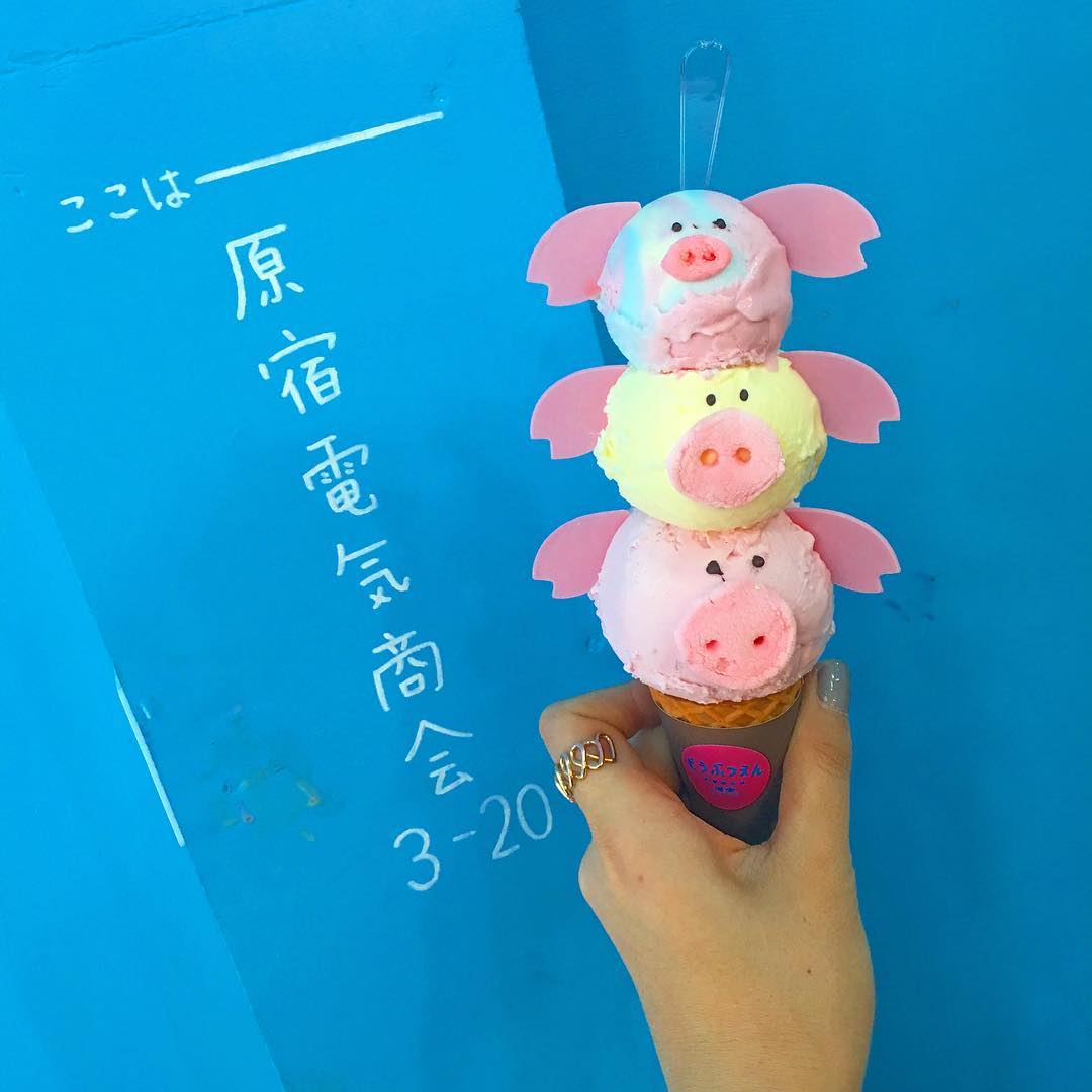 打卡必到！燈泡梳打 X 動物雪糕@ 東京原宿電氣商會