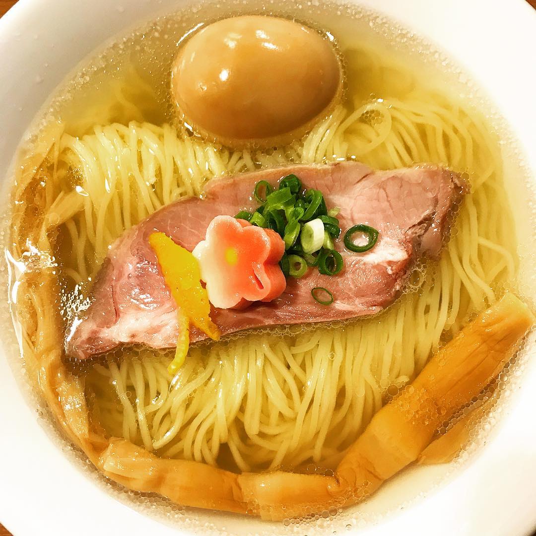 東京必食！魚乾風味！濃厚魚介拉麵三選 鯛塩そば 灯花 - 鹽味鯛魚拉麵
