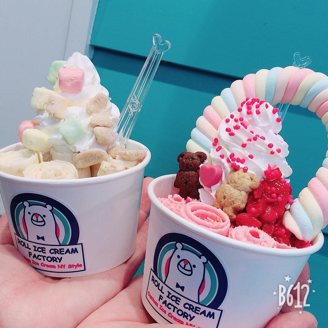 東京必食 東京美食 原宿 甜品 ROLL ICE CREAM FACTORY