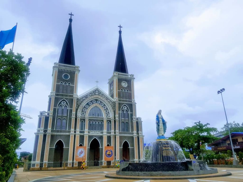 泰國自由行 尖竹紋府 莊他武里府(Chantha) 尖竹汶天主教堂（Cathedral of the Immaculate Conception）