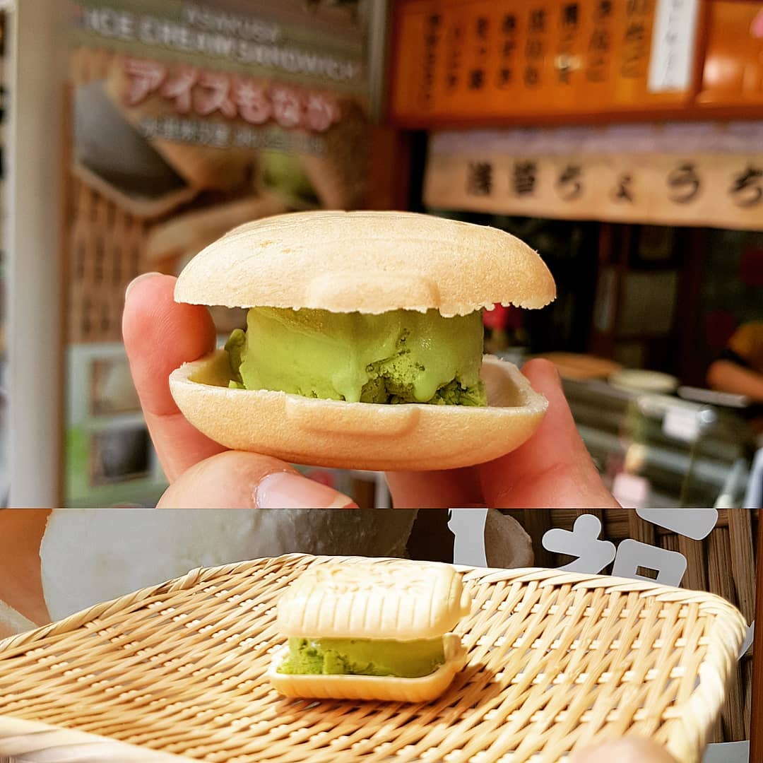 東京自由行！美食x手信！淺草「仲見世商店街」浅草ちょうちんもなか(cyouchin-monaka)
