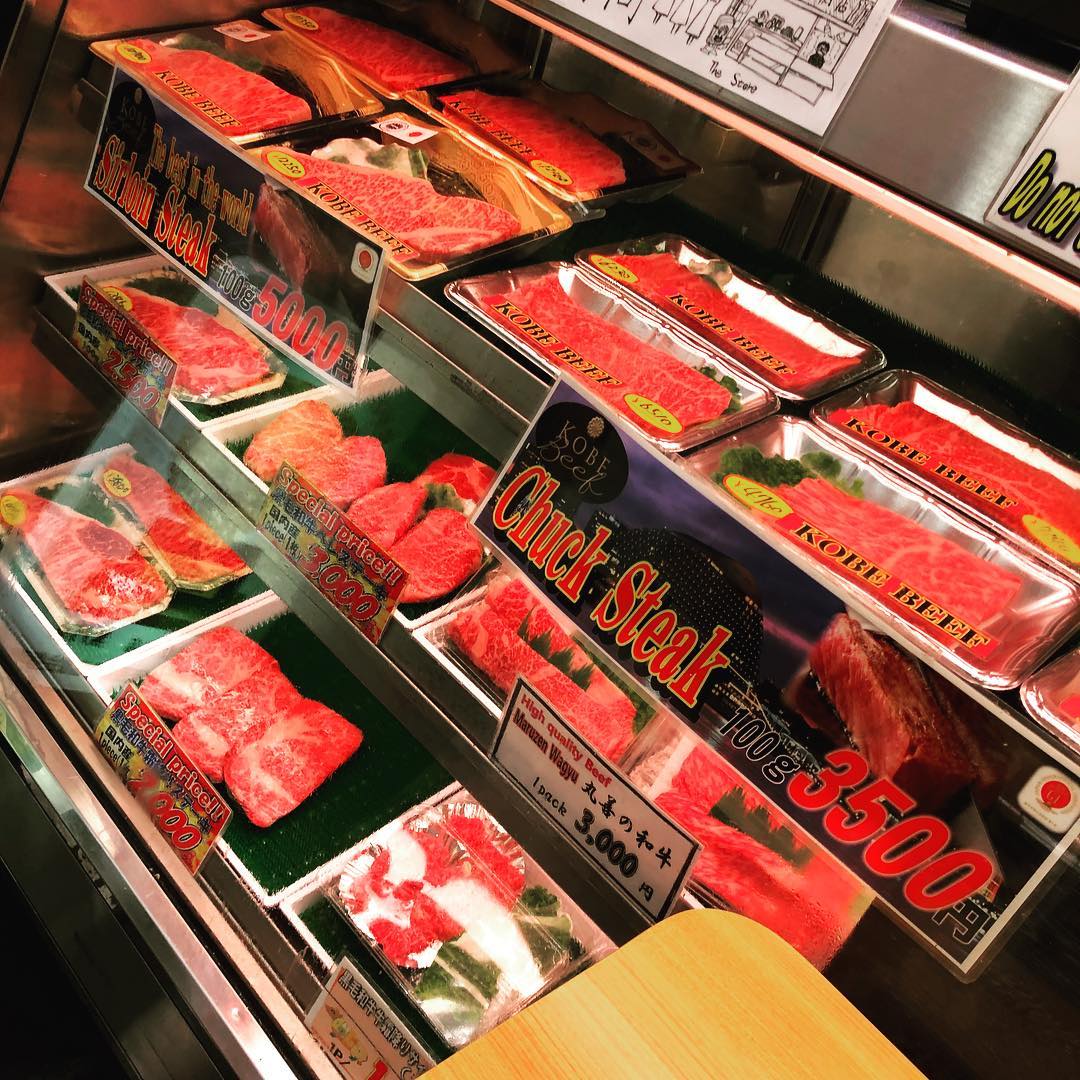 黑門市場 即燒和牛