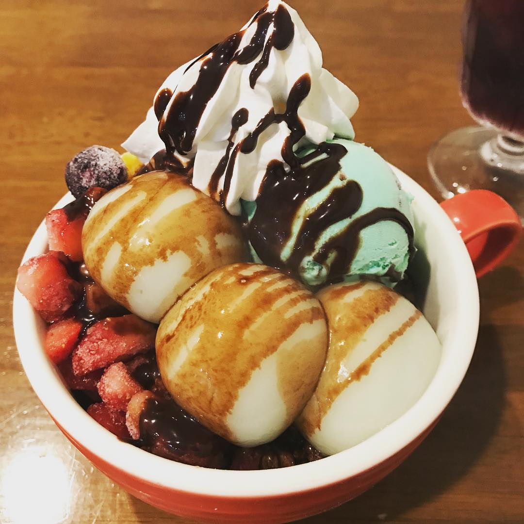 甜品控必試!彩色白玉@ 大阪白玉專門店「しらたま」 - 白玉杯