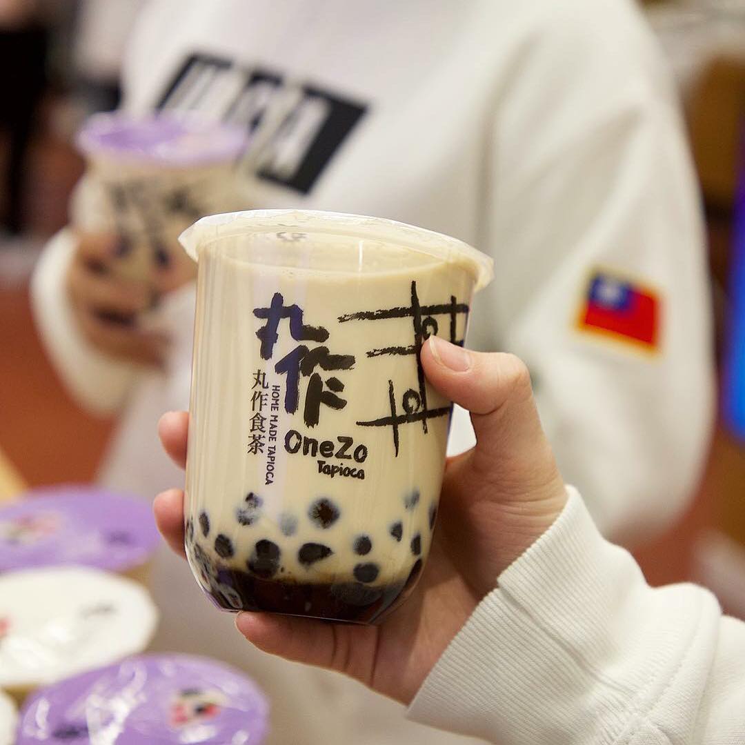 丸作食茶 玳瑁黑糖珍奶