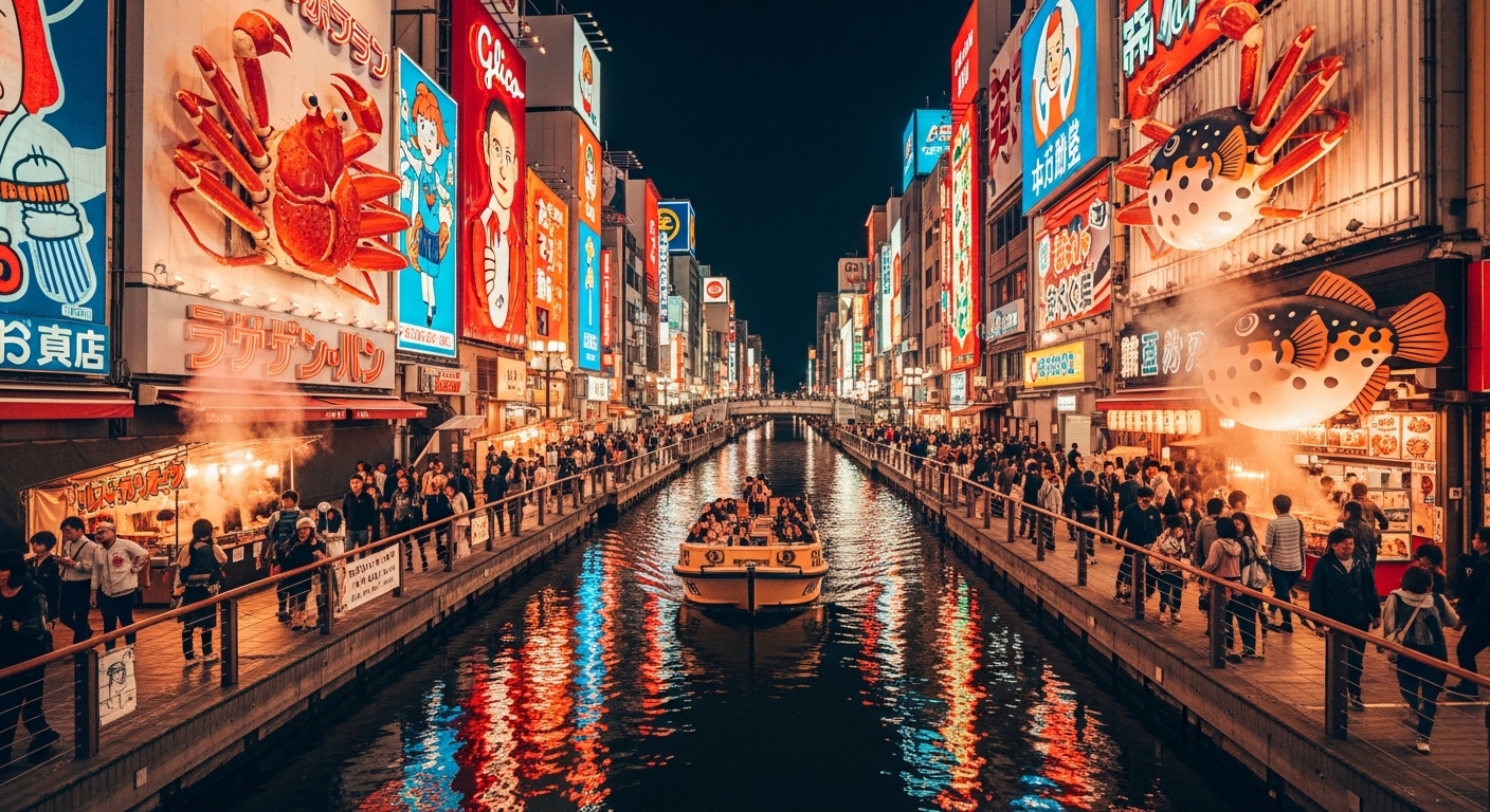 大阪夜食:晚上九點後才開始的那條街