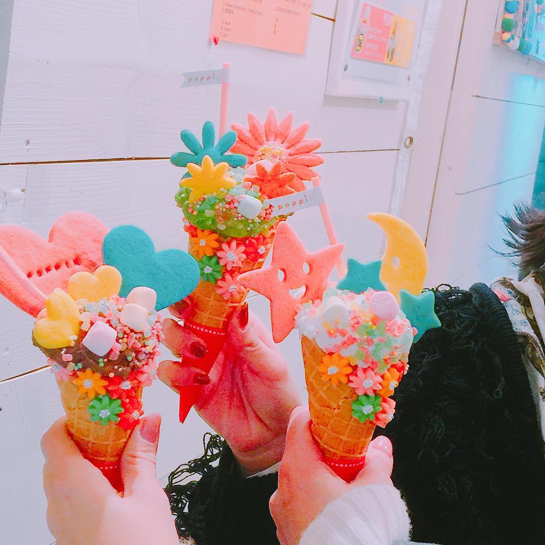 一次滿足你的甜品胃！燈泡流打+玫瑰雪糕+裝飾雪糕@大阪 Poppin』 Sweeties
