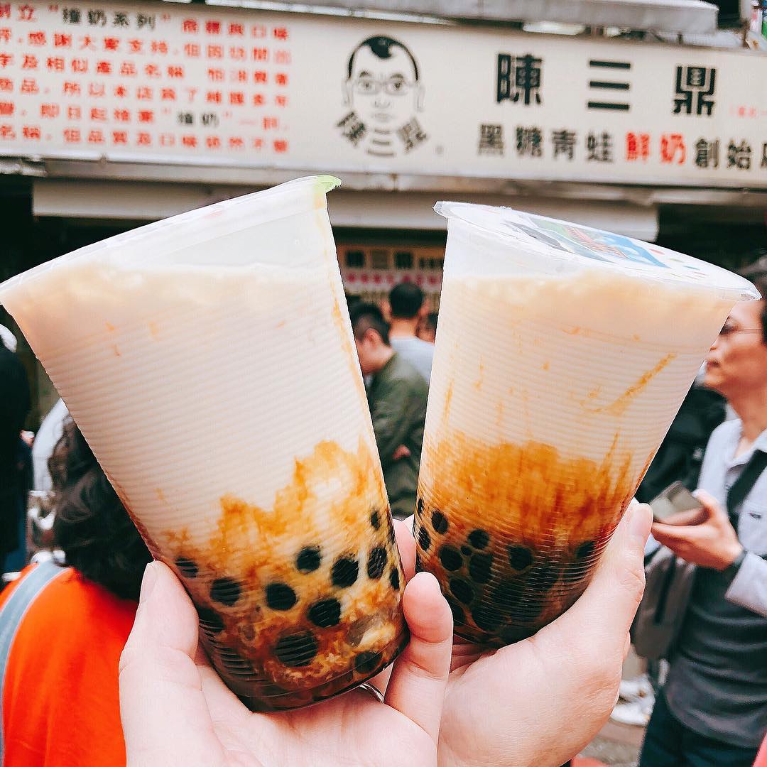陳三鼎黑糖青蛙鮮奶 黑糖鮮奶 黑糖珍珠奶茶