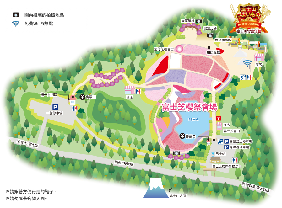 富士山 櫻花