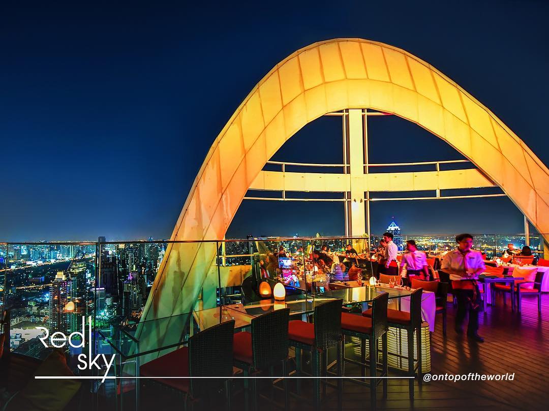 360度無敵靚景!曼谷十大天台酒吧Sky Bar!(前篇) - Red Sky