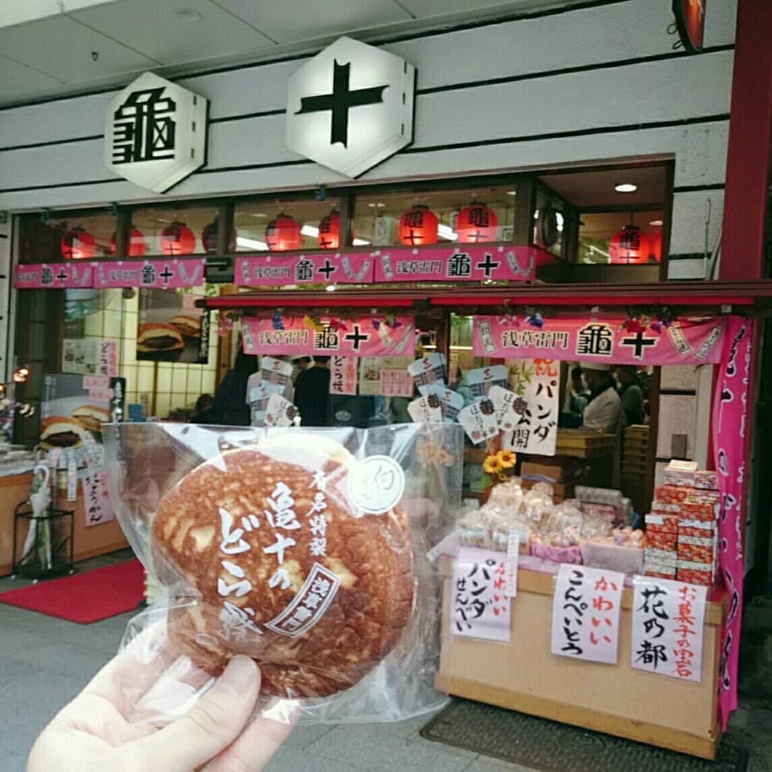 東京自由行！美食x手信！淺草「仲見世商店街」龜十(亀十)