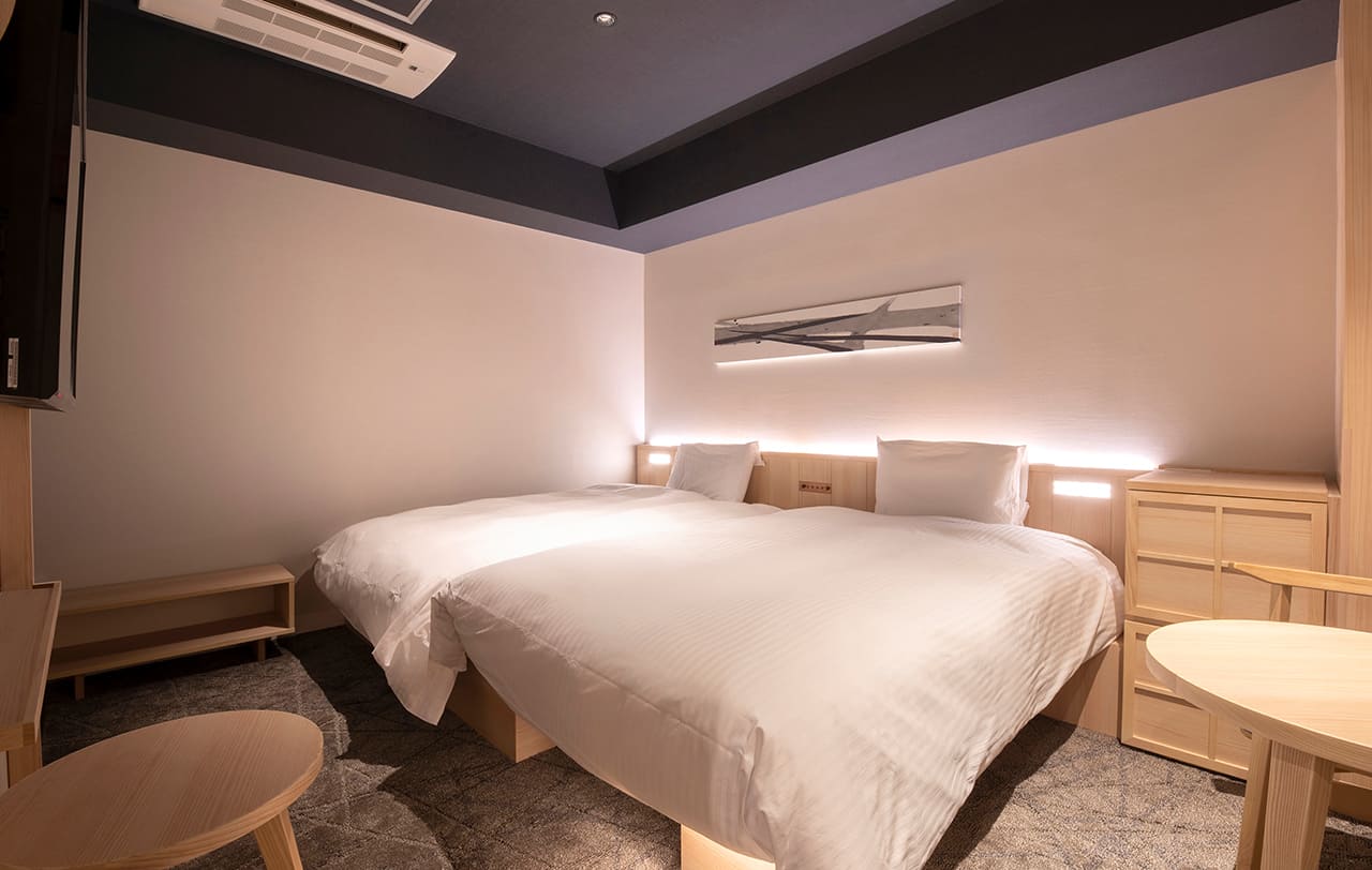 札幌住宿 札幌酒店 北海道酒店 薄野卡馬帕納船舶酒店(Vessel Hotel Campana Susukino) 酒店房間 雙人房 mapcode