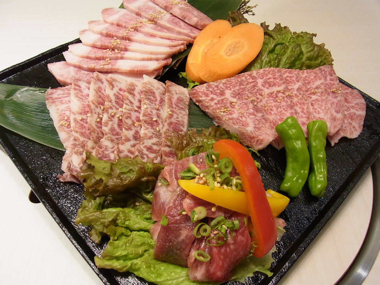 ▲ 「和牛の盛り合わせ」(5,000円税抜)