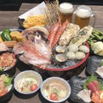 海鮮燒烤BBQ套餐(3,800円)|大阪自由行 大阪美食 大阪必食 大阪行程 大阪市場 大阪魚市場 大阪海鮮市場 中之島漁港(Nakanoshima Fishing Port)