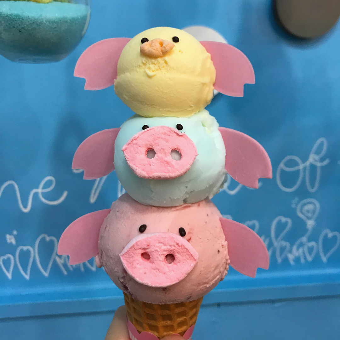 原宿甜品 動物雪糕
