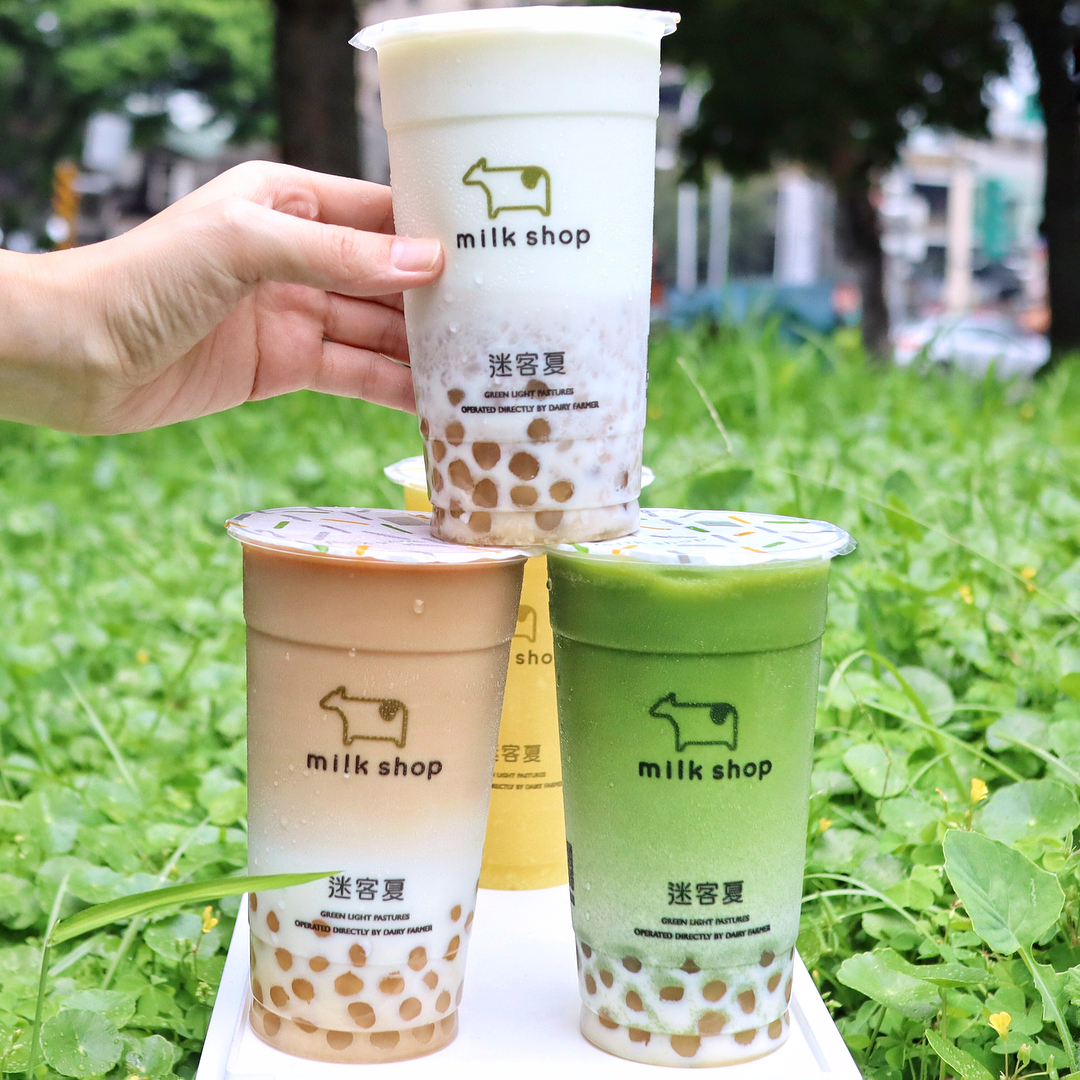 手炒黑糖鮮奶 大甲芋頭鮮奶 出雲抹茶鮮奶