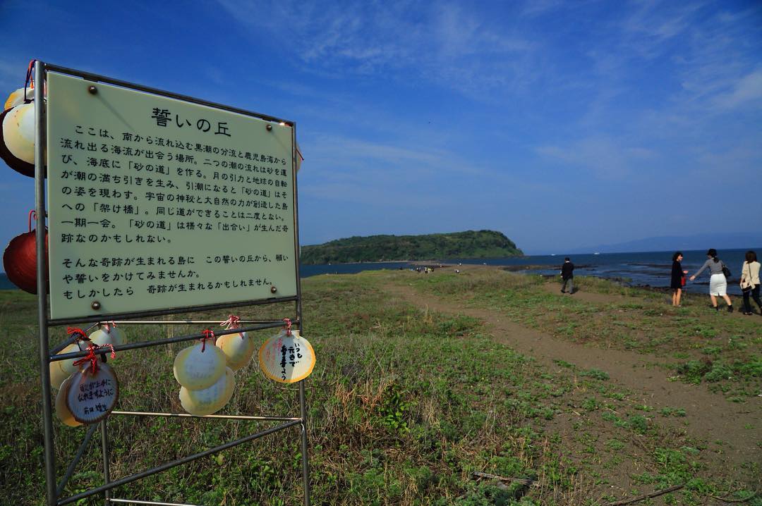 盟誓之丘、CHI貝｜南九州行程 南九州景點 鹿兒島景點 指宿景點 知林島 知林ヶ島 Chiringashima 愛之小路（ちりりんロード）