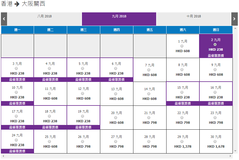 HKExpress 母親節 MEGA SALE，大阪、東京單程$238起！
