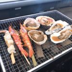 海鮮燒烤BBQ|大阪自由行 大阪美食 大阪必食 大阪行程 大阪市場 大阪魚市場 大阪海鮮市場 中之島漁港(Nakanoshima Fishing Port)
