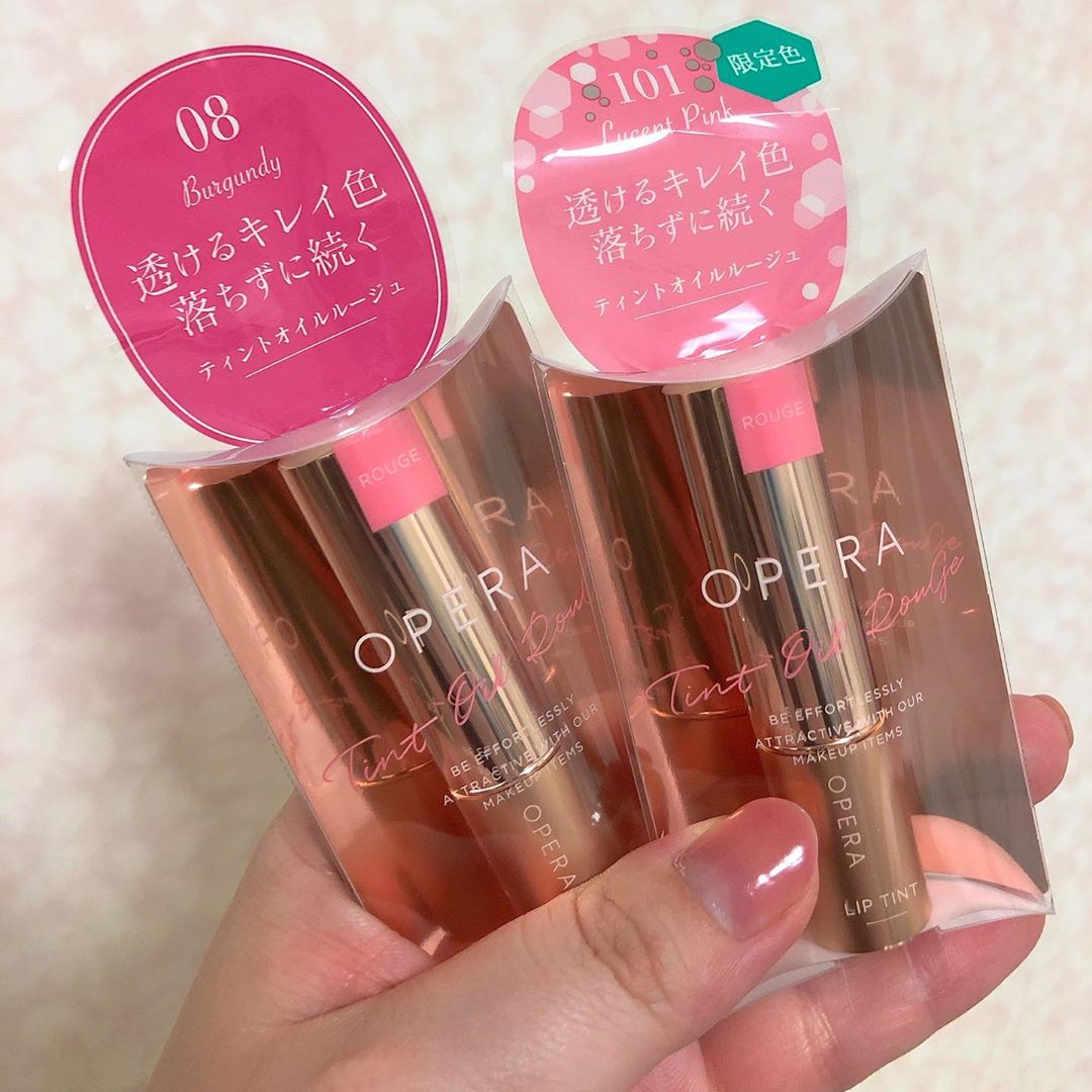 OPERA渲漾水色唇膏|2019日本藥妝必買清單:日本必買化妝品 日本必買美妝 日本好用藥妝 日本開架推介 大阪必買藥妝 東京必買藥妝 @cosme美容大賞 日本藥妝必買