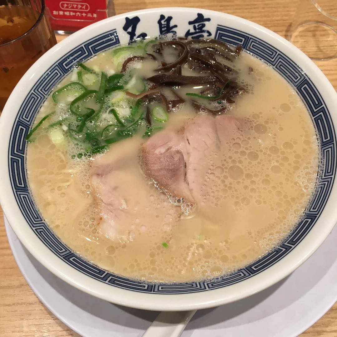 九州必食！濃厚豚骨博多拉麵十選(後篇) 名島亭 JRJP博多ビル店