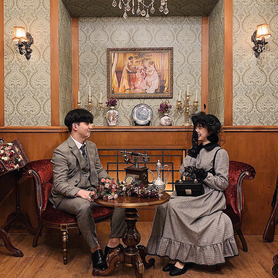京城衣服 경성의복 歐洲貴族裝體驗 歐洲復古裝體驗 首爾體驗 首爾活動